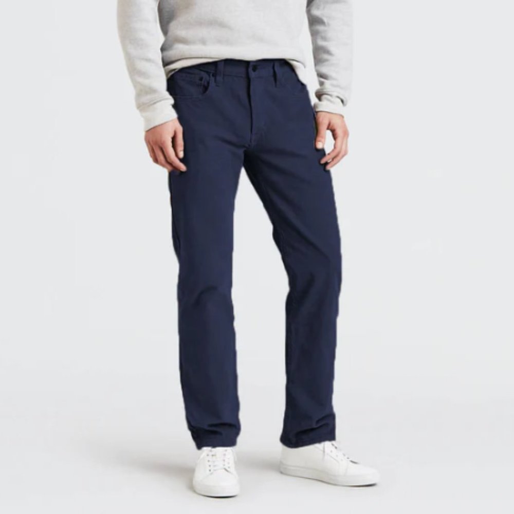 Levi's 502 Tall Navy Taper Pants